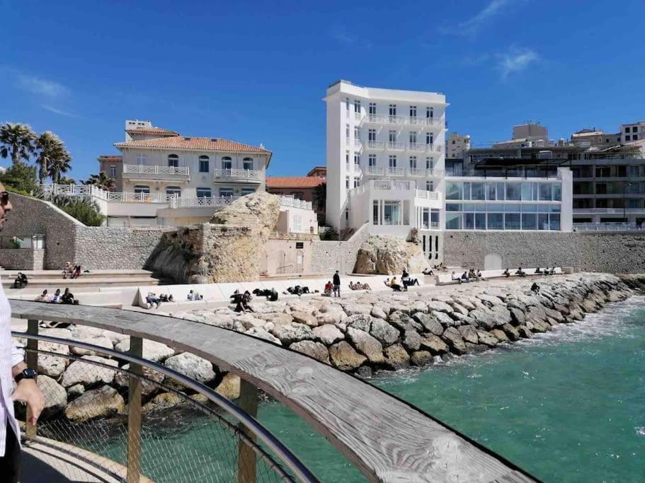 Magnifique Appartement T4, Plage Des Catalans มาร์กเซย ภายนอก รูปภาพ