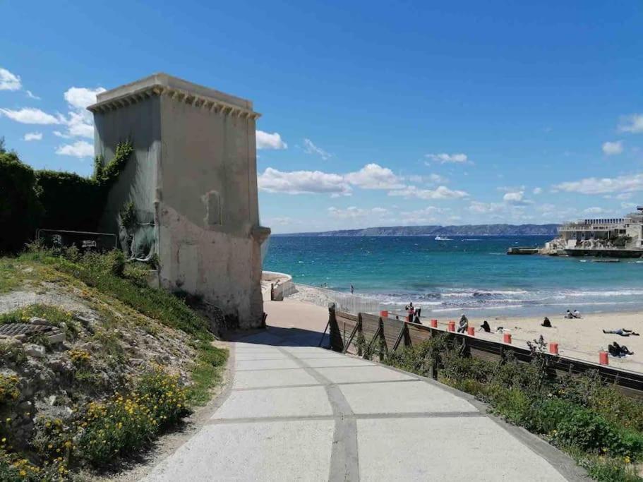 Magnifique Appartement T4, Plage Des Catalans มาร์กเซย ภายนอก รูปภาพ