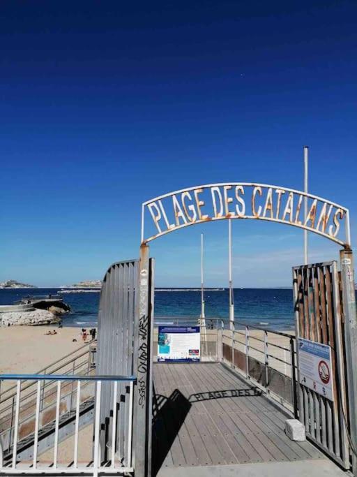 Magnifique Appartement T4, Plage Des Catalans มาร์กเซย ภายนอก รูปภาพ